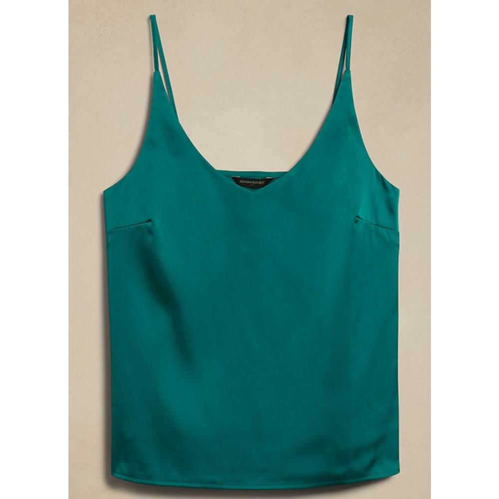 BANANA REPUBLIC Satin Classic Camisole NWT L shirtq